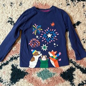 Mini Boden Bonfire Party T-shirt